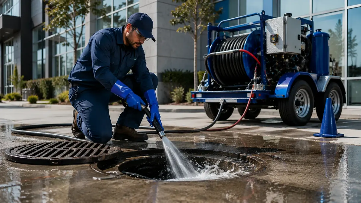 Commercial Hydro Jet Drain Cleaning in Forest Falls
